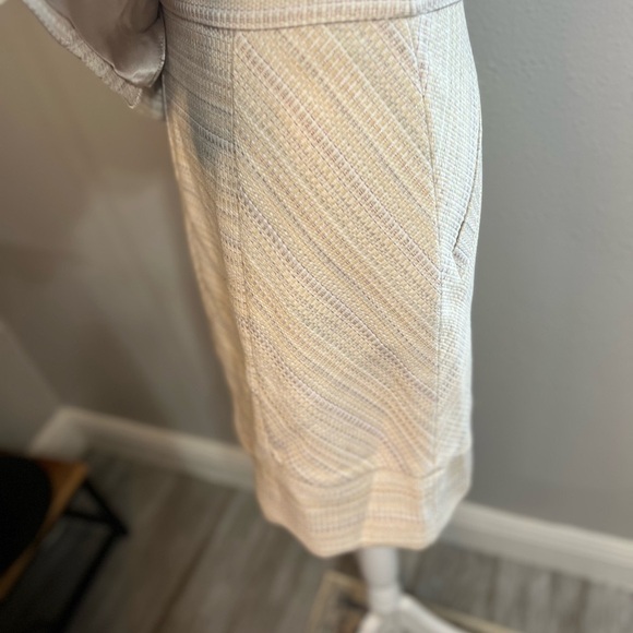 Brooks Brothers skirt suit woman 24
cream Silver Pink NWT Jacquard Cropped - Picture 14 of 16